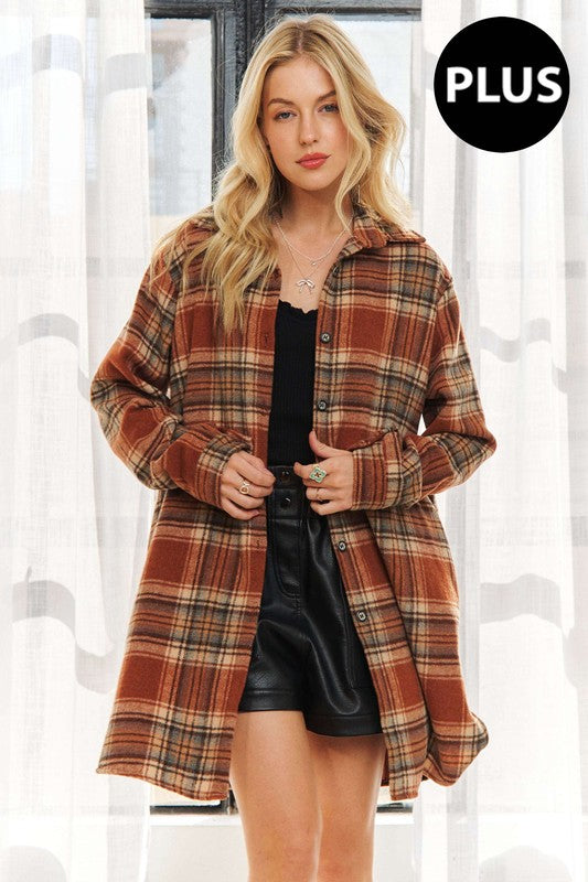 PLUS The Angie Plaid Flannel